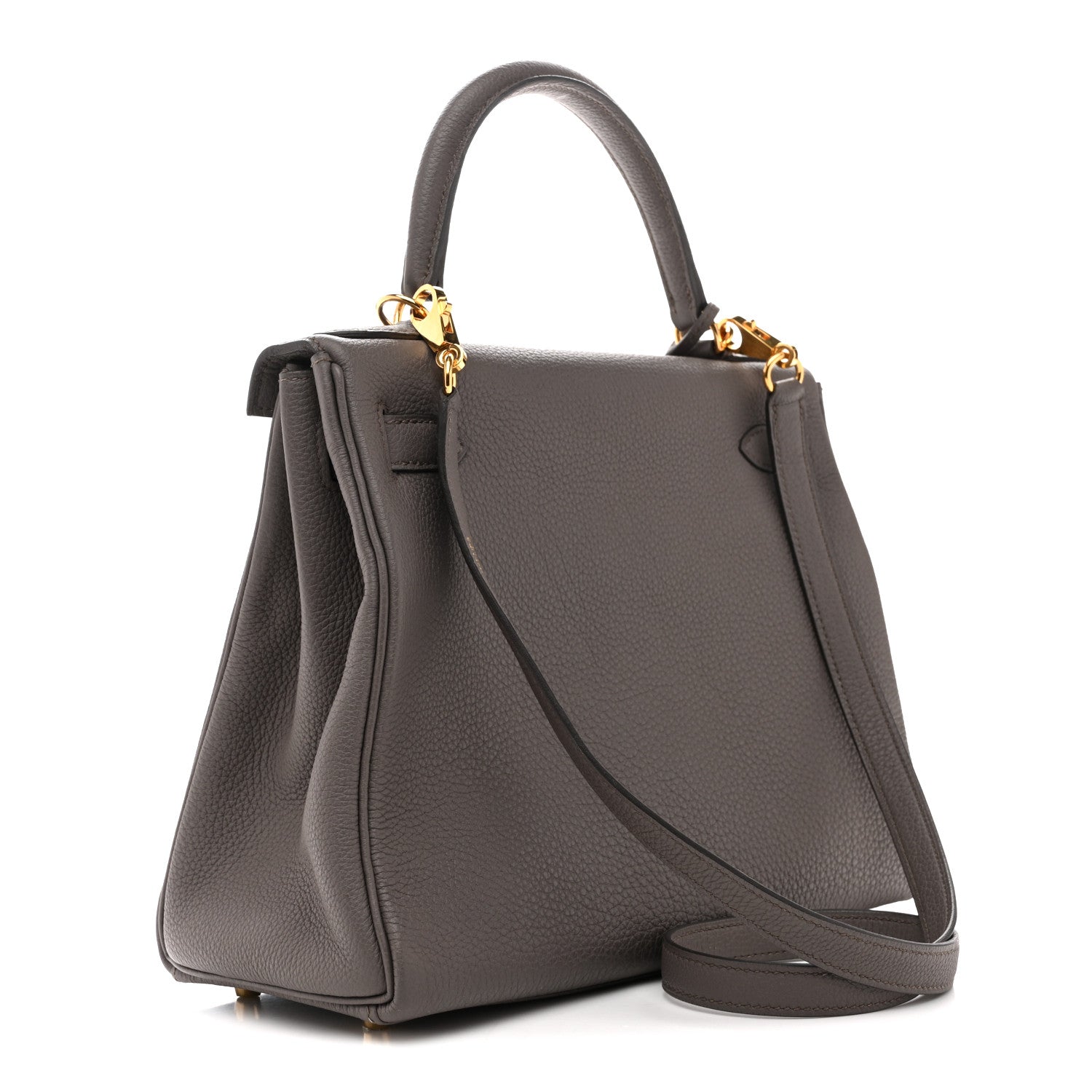Hermes Togo Kelly Retourne 28 Etain 3 of 11