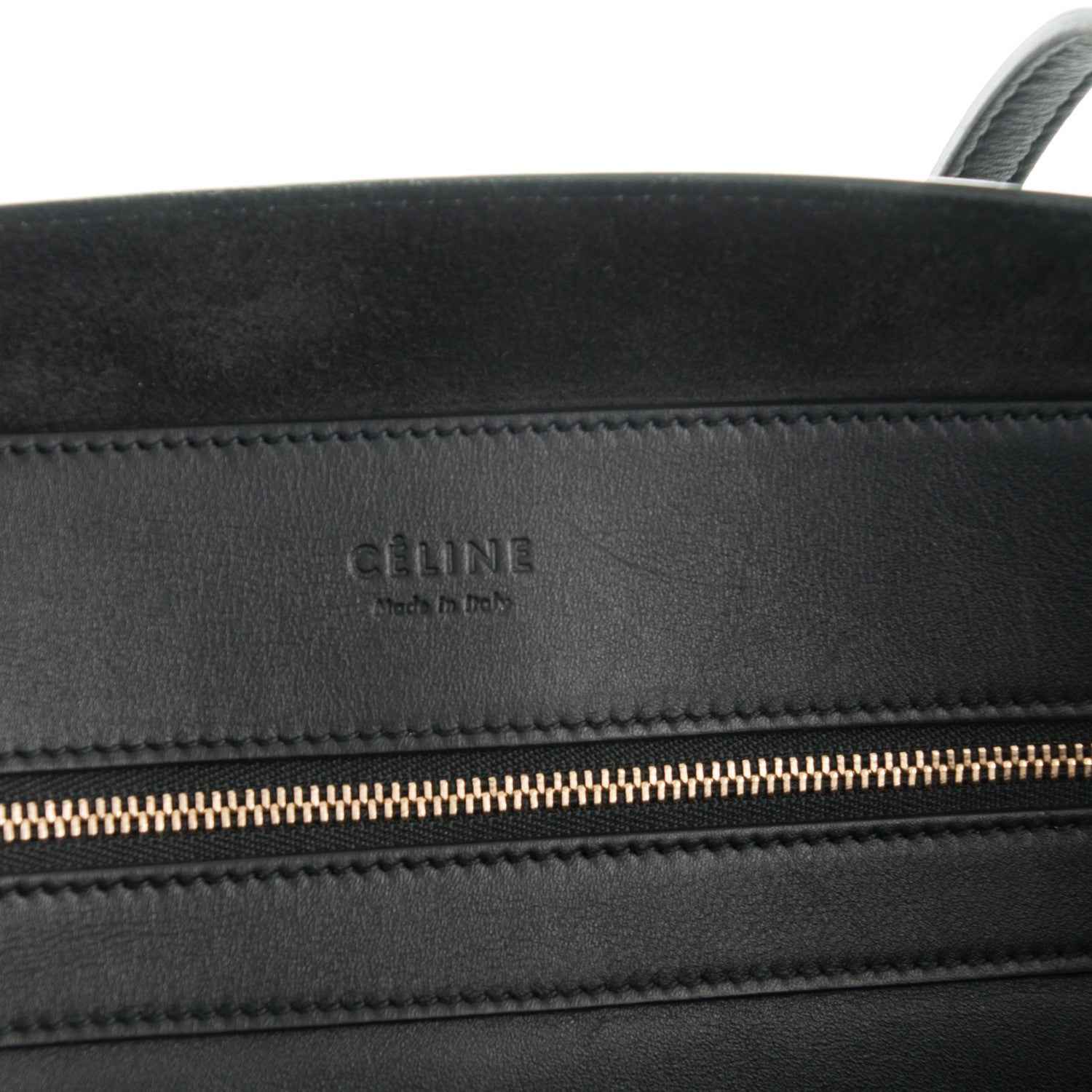 Celine Smooth Calfskin Triple Shopper Tote Black 6 of 8