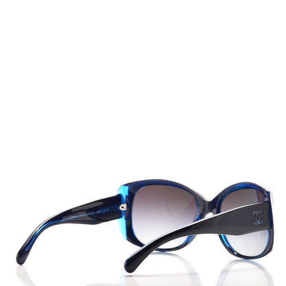 Chanel Mother of Pearl CC Sunglasses 5227-H Blue 4 of 9