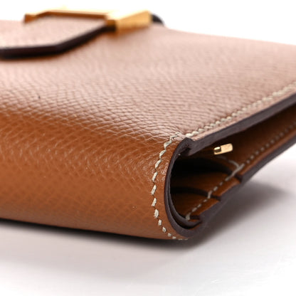 Hermes Epsom Bearn Compact Wallet Gold 9 of 12