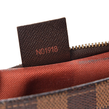 Louis Vuitton Damier Ebene Trousse Make Up Bag Pochette 8 of 14