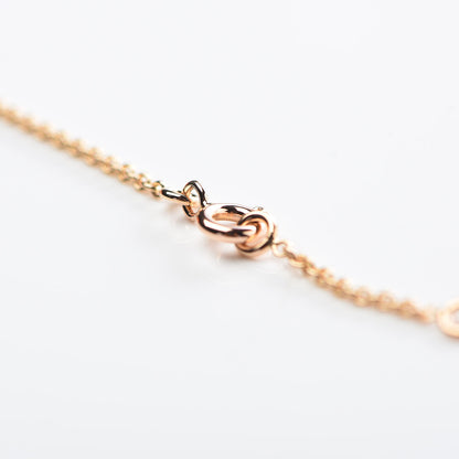 Hermes 18K Rose Gold Diamond Kelly Amulette Pendant Necklace 6 of 7