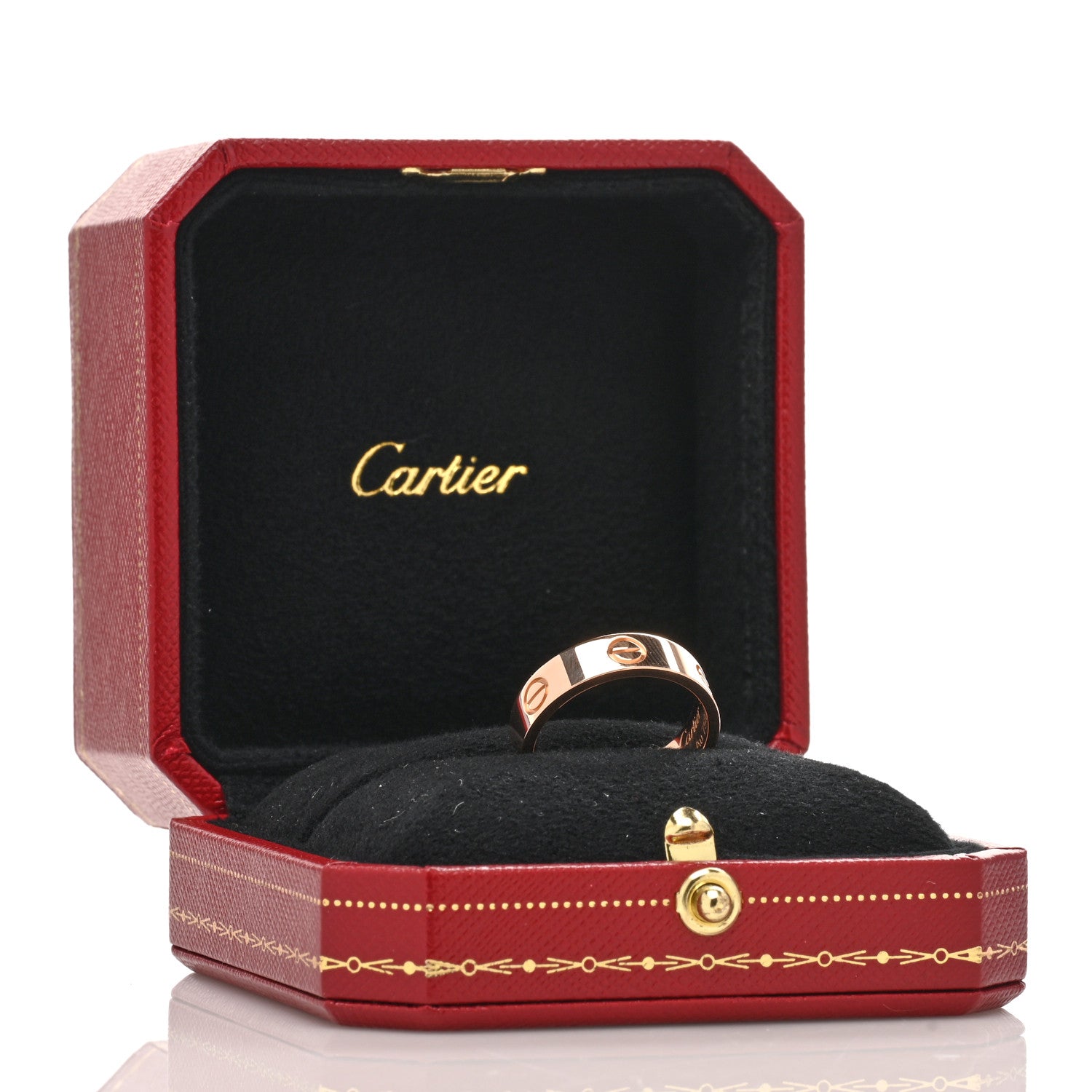 Cartier 18K Pink Gold 5.5mm LOVE Ring 58 8.25 5 of 5