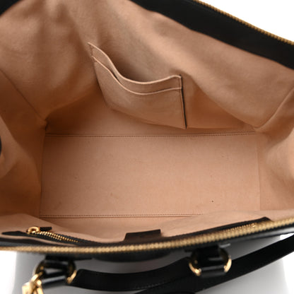 Gucci Suede Patent GG Web Medium Ophidia Tote Bag Black 5 of 10