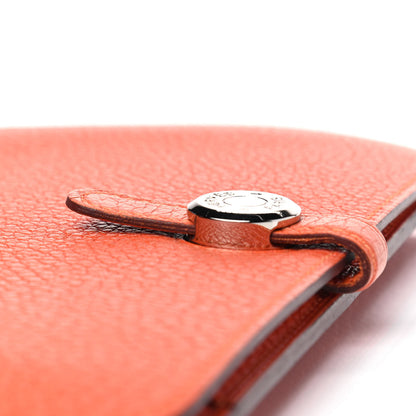 Hermes Togo Dogon Duo Wallet Orange 7 of 7