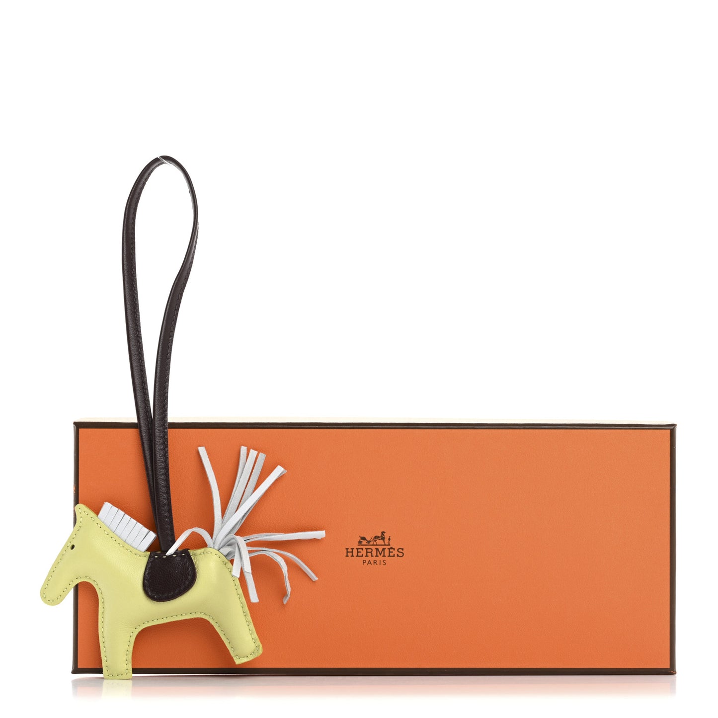 Milo Lambskin Grigri Rodeo Horse Bag Charm PM Jaune Bourgeon Bleu Brume Rouge Sellier