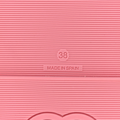Chanel Lambskin Espadrille Mule Sandals 38 Pink 6 of 8