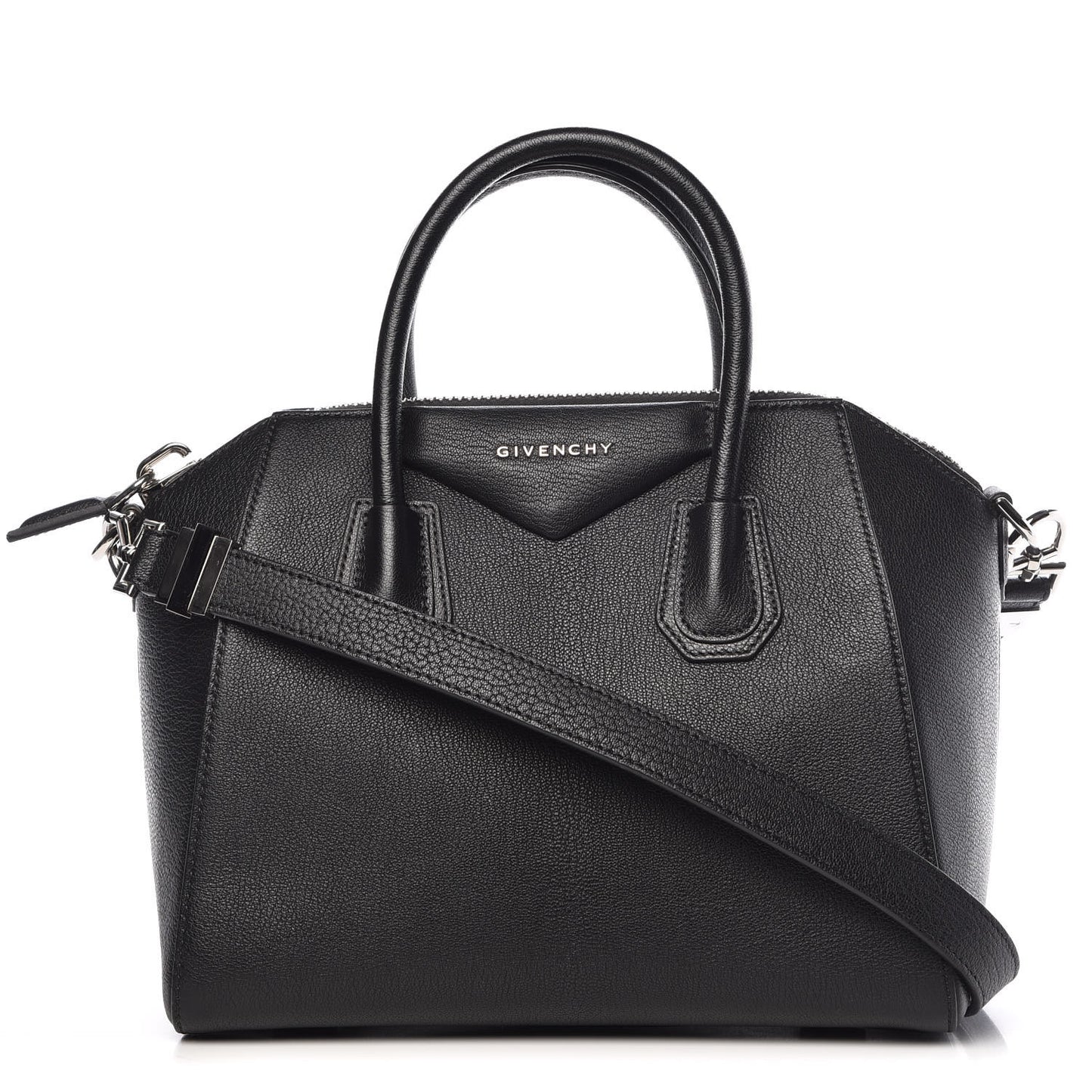 Sugar Goatskin Small Antigona Black
