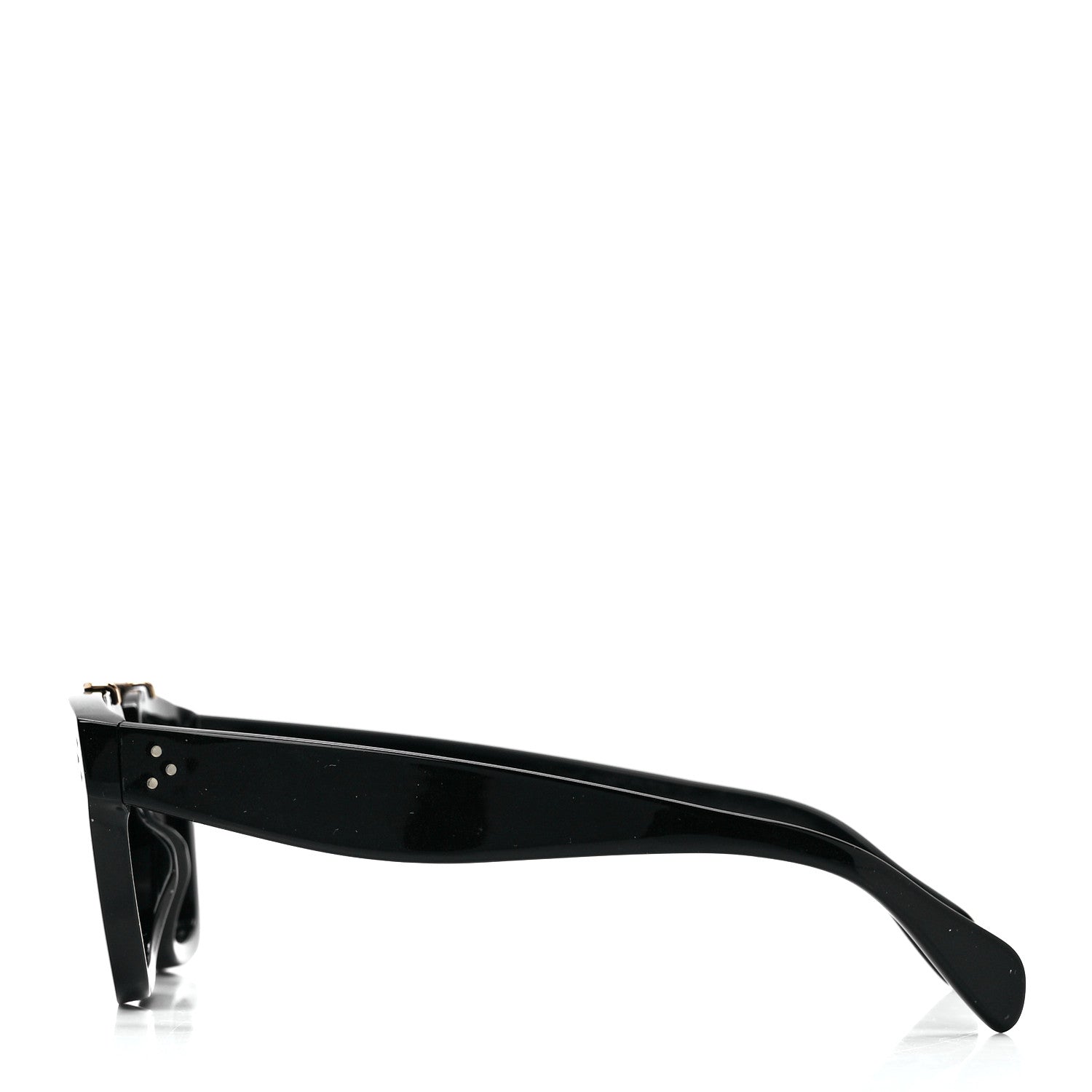 Celine Acetate Bridge Sunglasses CL 41077S Black 3 of 6