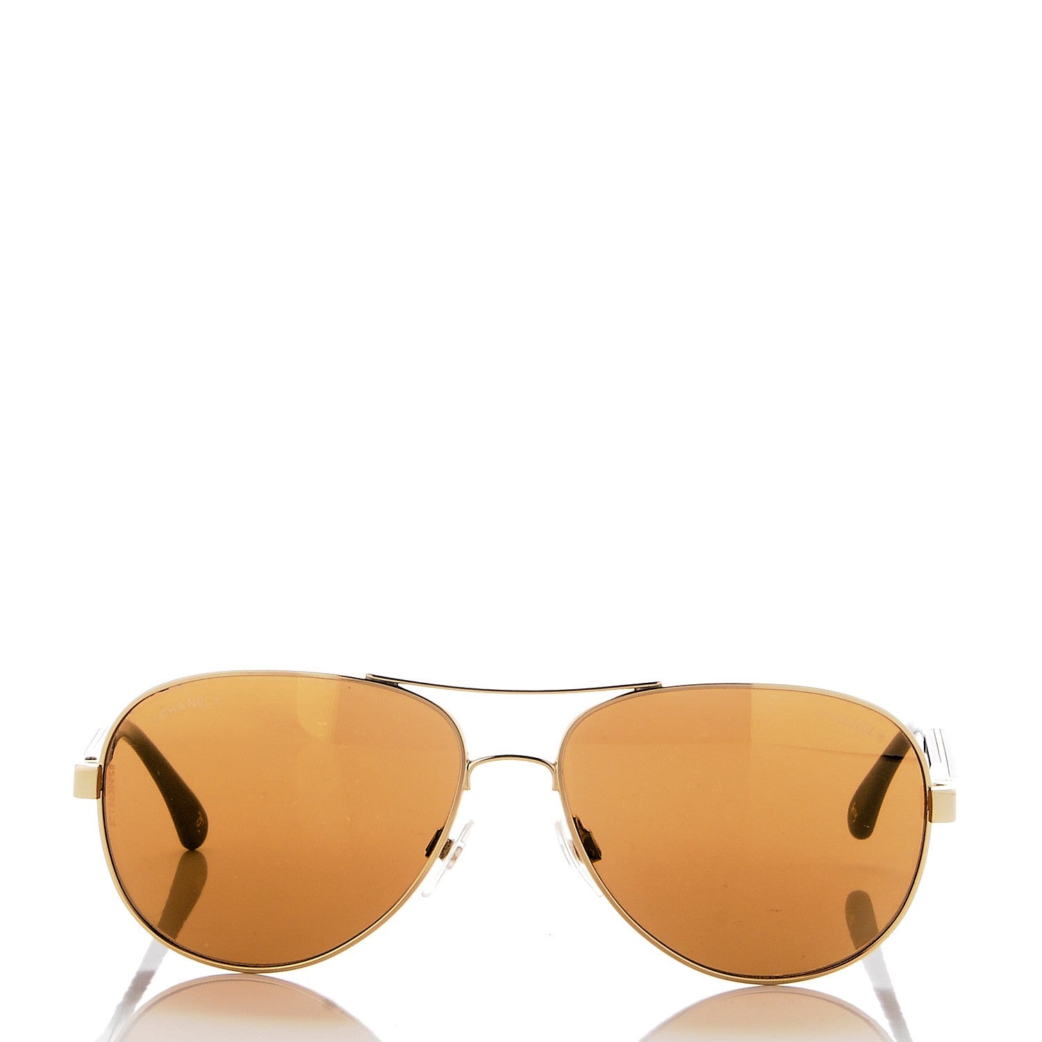 Chanel Aviator Sunglasses 4179 Gold 2 of 8