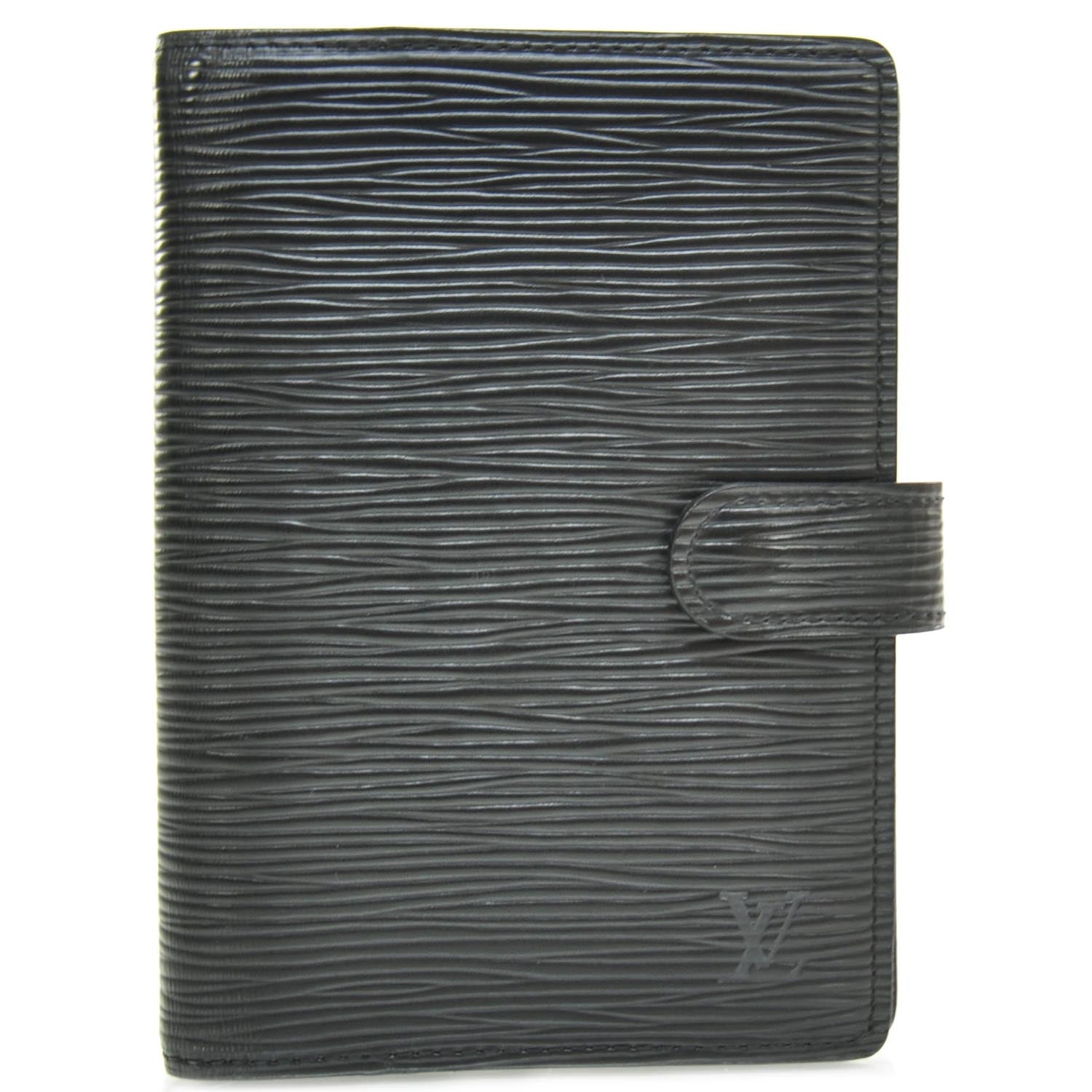 Louis Vuitton Epi Small Ring Agenda Notepad Pen Black 1 of 8