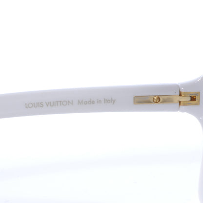 Louis Vuitton Flore Carre Sunglasses White 5 of 6