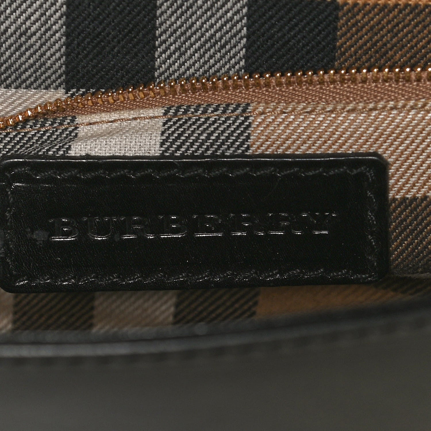 Burberry Polished Bridle Leather Small Abbott Crossbody Black 5 of 10