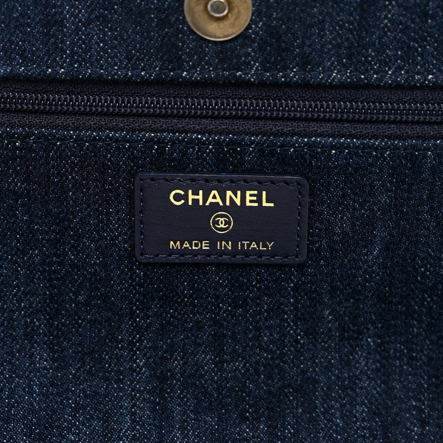 Chanel Denim Quilted Chanel 19 Wallet On Chain WOC Blue 7 of 10