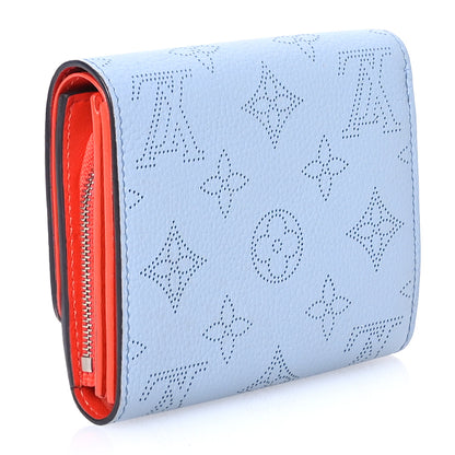 Louis Vuitton Mahina Iris Compact Wallet NM Blue Red 3 of 10