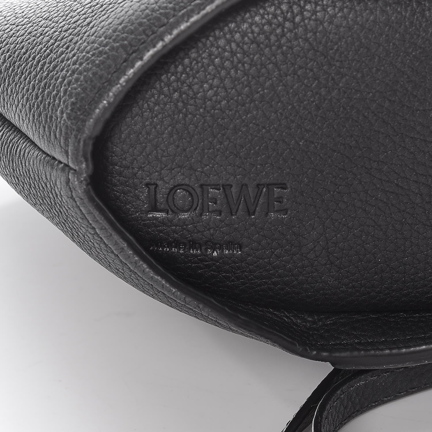 Loewe Calfskin Mini Bunny Crossbody Bag Black 6 of 7