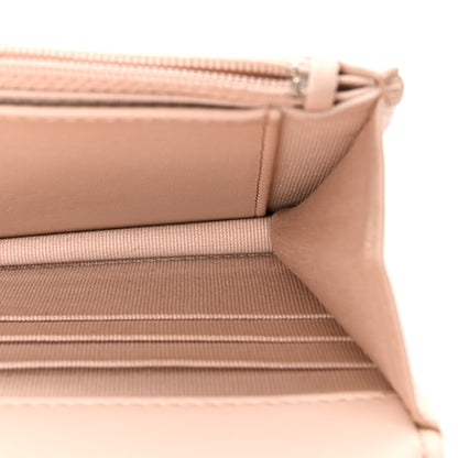 Chanel Lambskin Quilted Trendy CC Wallet On Chain WOC Light Beige 5 of 12
