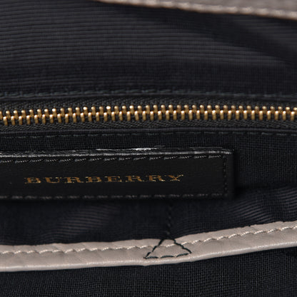 Burberry Heritage Grain Check Embossed Medium Dewsbury Tote Pale Grey 12 of 12