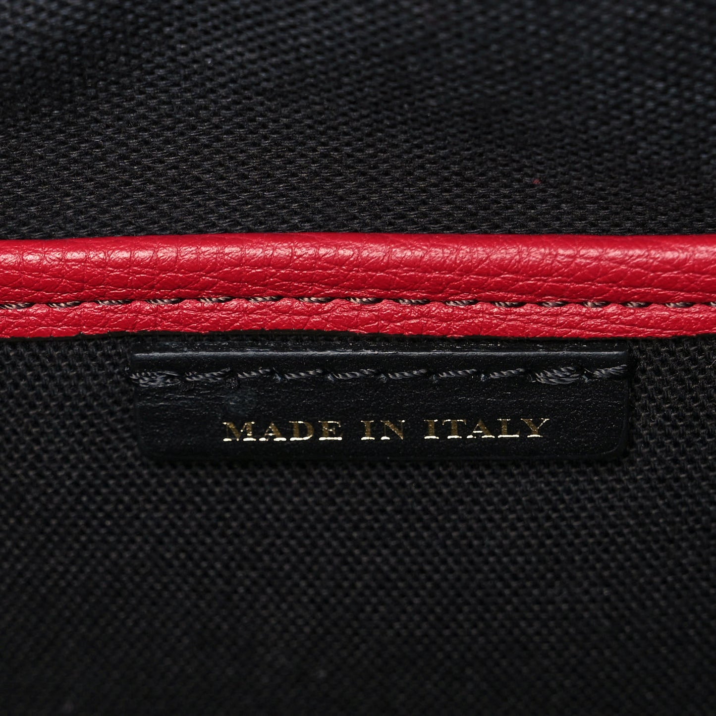Grainy Calfskin House Check Medium Banner Tote Red
