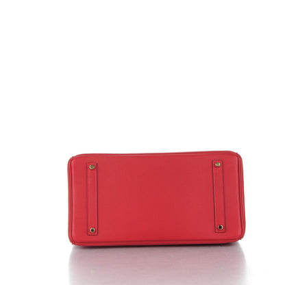 Hermes Epsom Birkin 35 Rouge Casaque 6 of 26