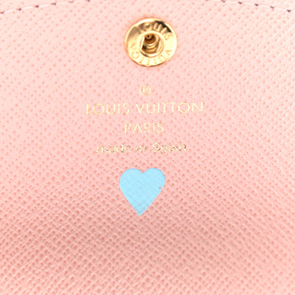 Louis Vuitton Damier Ebene Rosalie Coin Purse Rose Ballerine 6 of 10