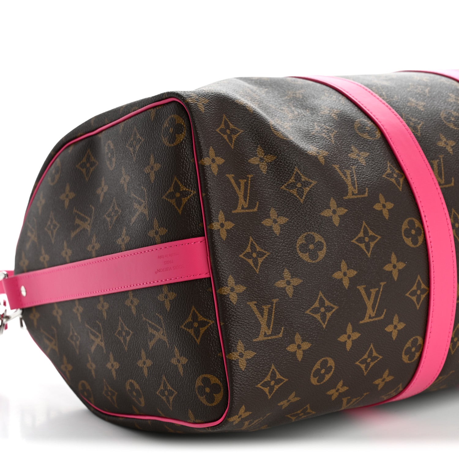 Louis Vuitton Monogram Keepall Bandouliere 45 Pondichery Pink 7 of 8