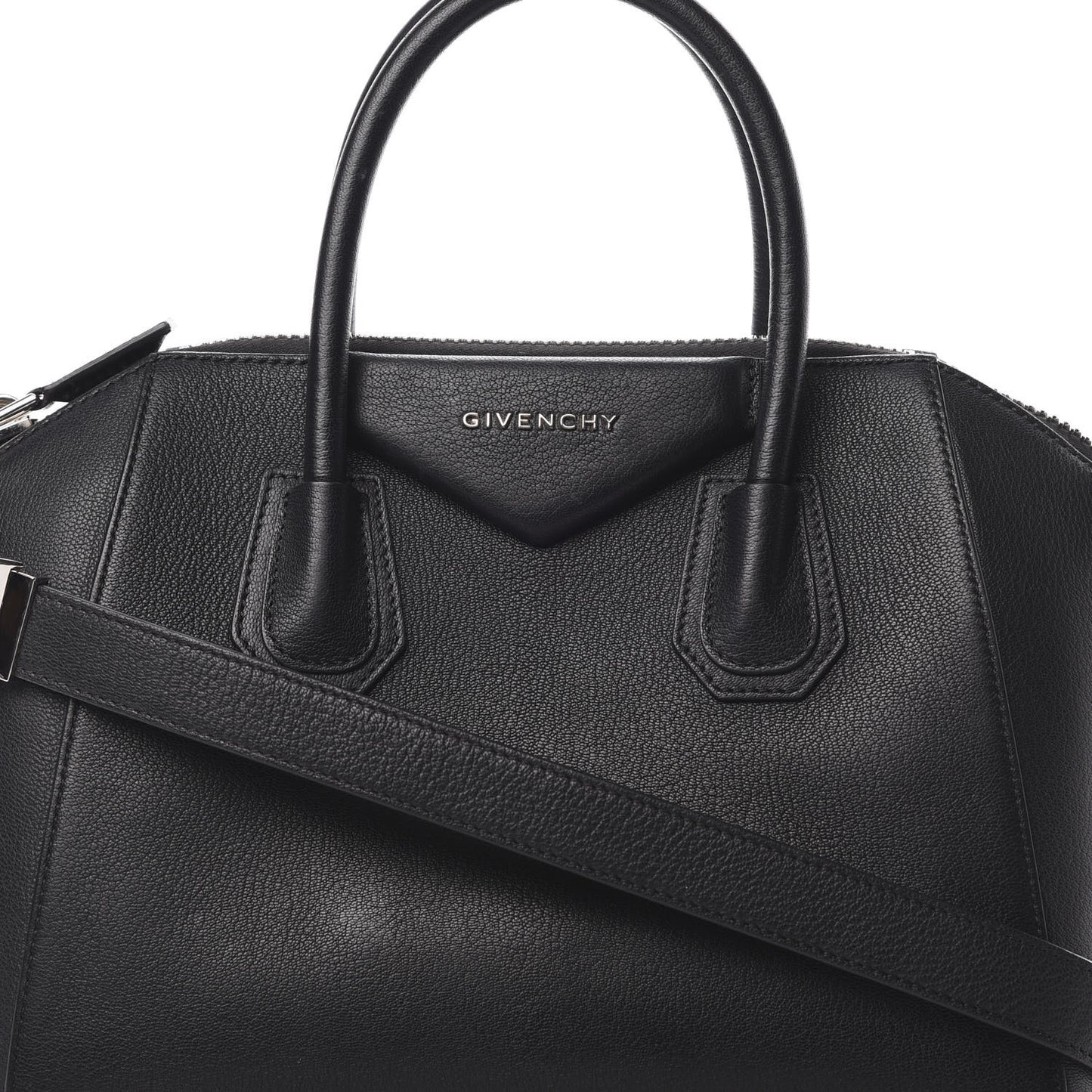 Sugar Goatskin Small Antigona Black