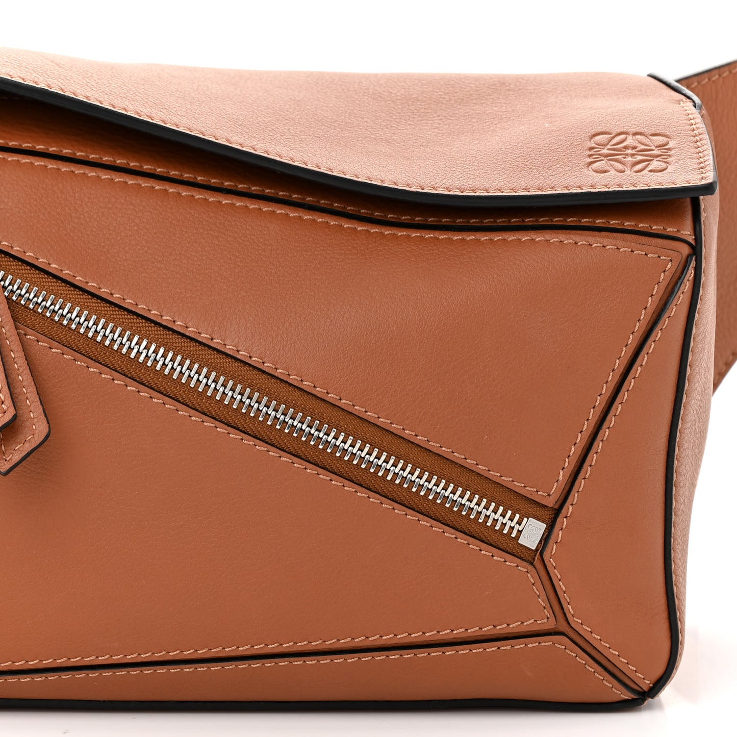 Calfskin Small Puzzle Bumbag Tan