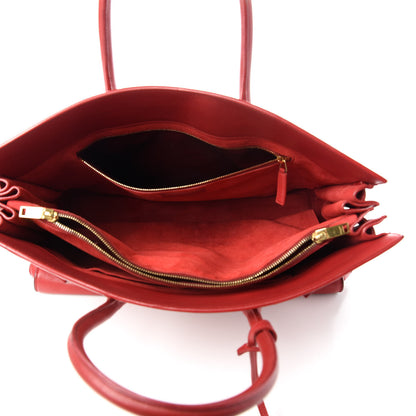 Saint Laurent Calfskin Large Sac de Jour Carryall Rouge Orient 5 of 10