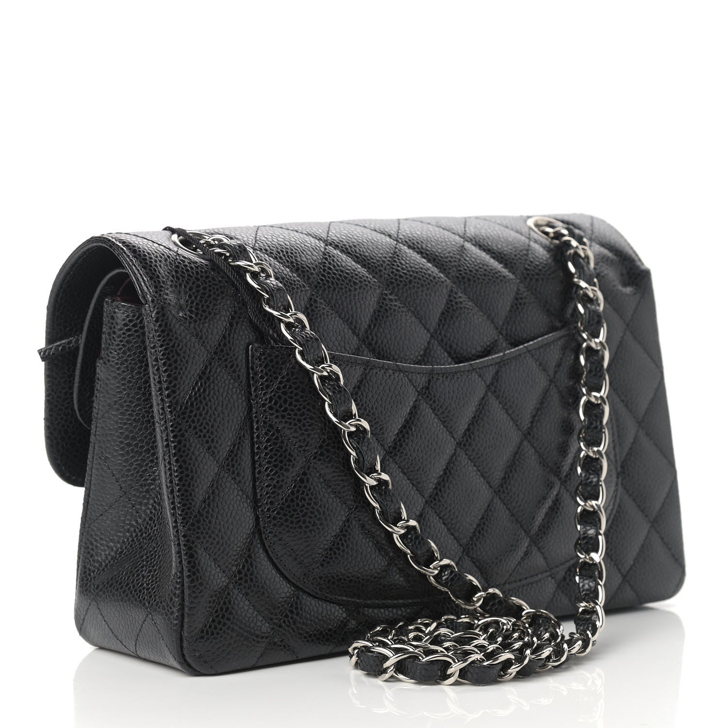 Chanel Caviar Quilted Small Double Flap Black 3 of 9