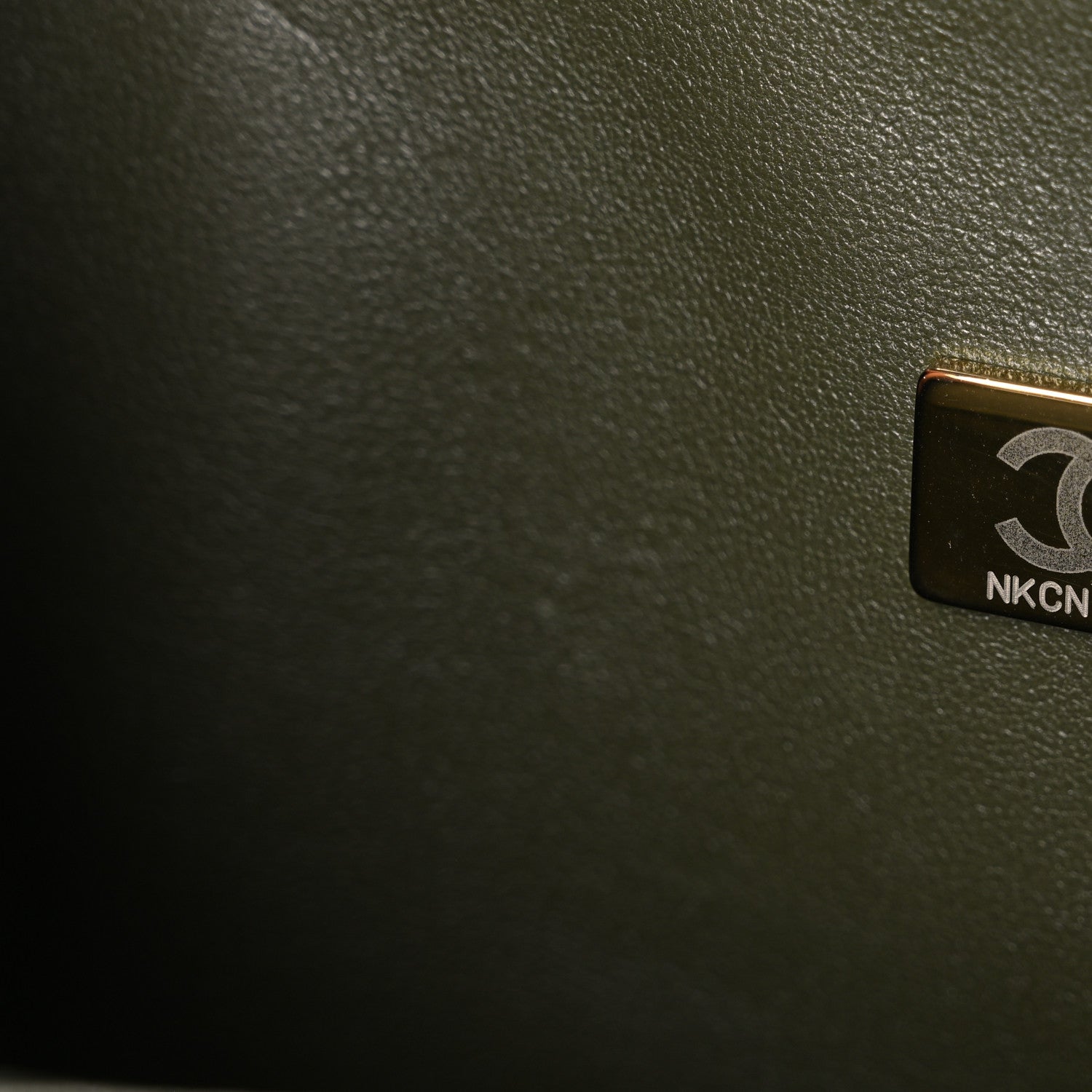 Chanel Lambskin Quilted Jumbo Double Flap Green 7 of 10