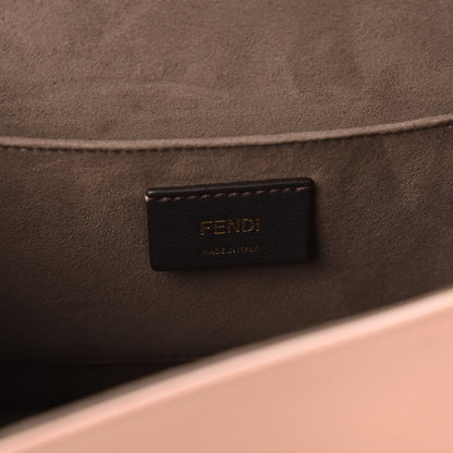 Fendi Vitello Century F is Fendi Kan I Shoulder Bag Baby Pink Black 9 of 11