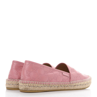 Gucci Guccissima Signature Espadrilles 41 Rose Baby Candy 4 of 13