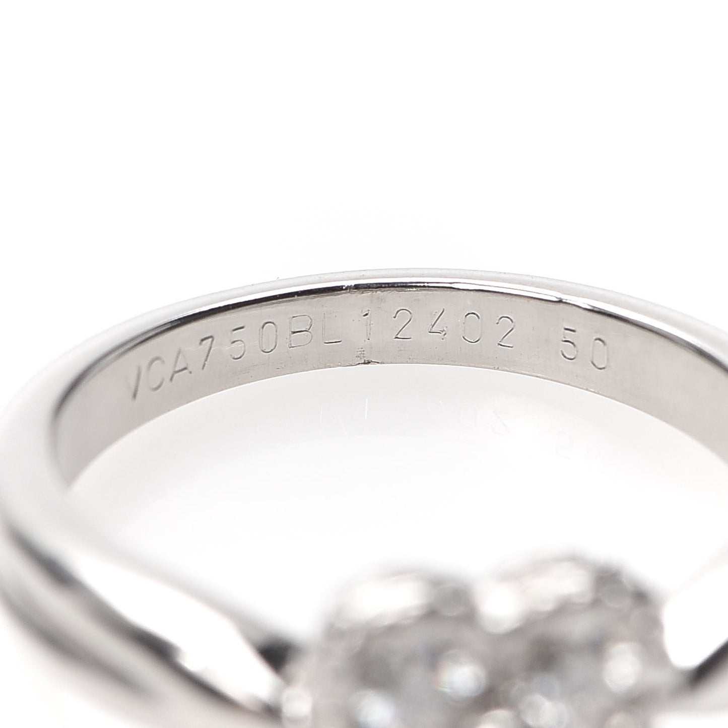 18K White Gold Diamond Arno Ring 50 5.25