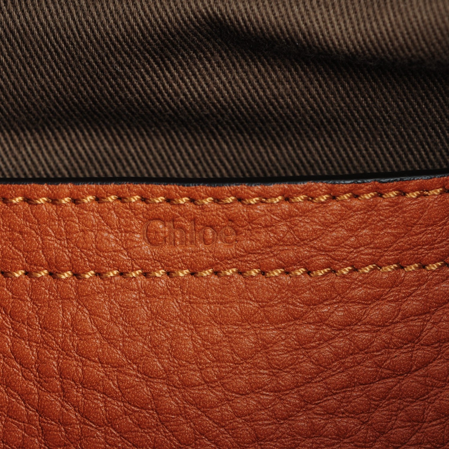 Chloe Calfskin Medium Marcie Round Crossbody Bag Tan 6 of 7