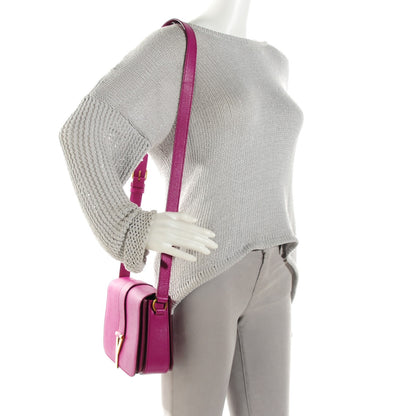 Saint Laurent Calfskin Classic Y Satchel Fuchsia 2 of 9