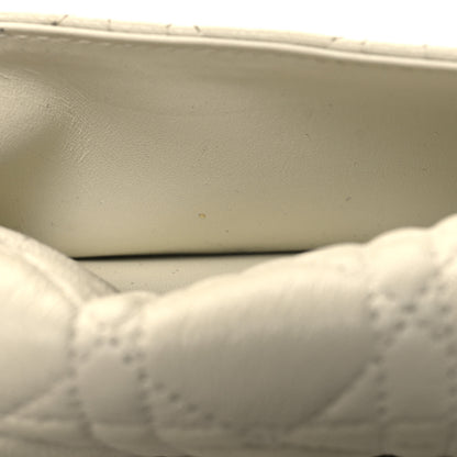 Christian Dior Supple Calfskin Caro Pouch with Chain Latte 12 of 13