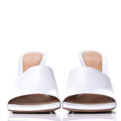 Bottega Veneta Lambskin Stretch Mule Sandals 35 Optic White 2 of 9