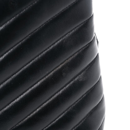 Saint Laurent Calfskin Y Quilted Monogram Medium Loulou Chain Satchel Black 14 of 18