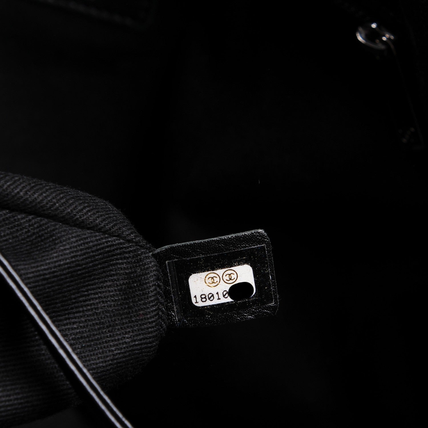 Chanel Caviar Quilted CC Timeless Soft Tote Black 7 of 7