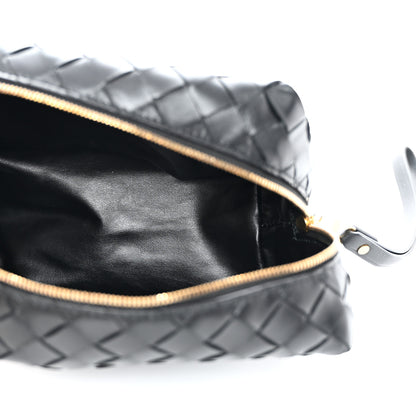 Bottega Veneta Nappa Intrecciato Zip Wristlet Clutch Black 5 of 8