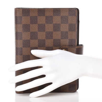 Louis Vuitton Damier Ebene Medium Ring Agenda Cover 2 of 11