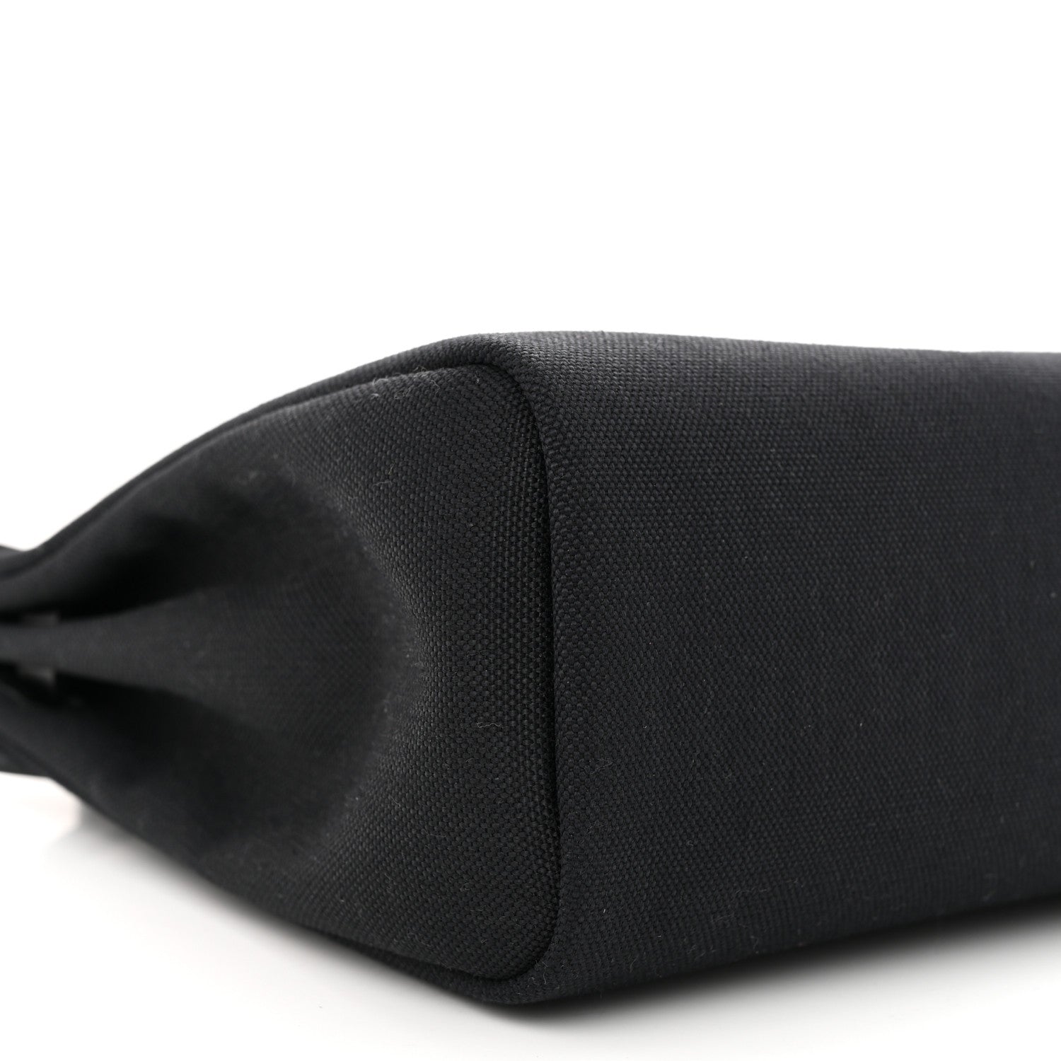 Hermes Military Toile Vache Hunter Herbag Zip PM 31 Black 10 of 12