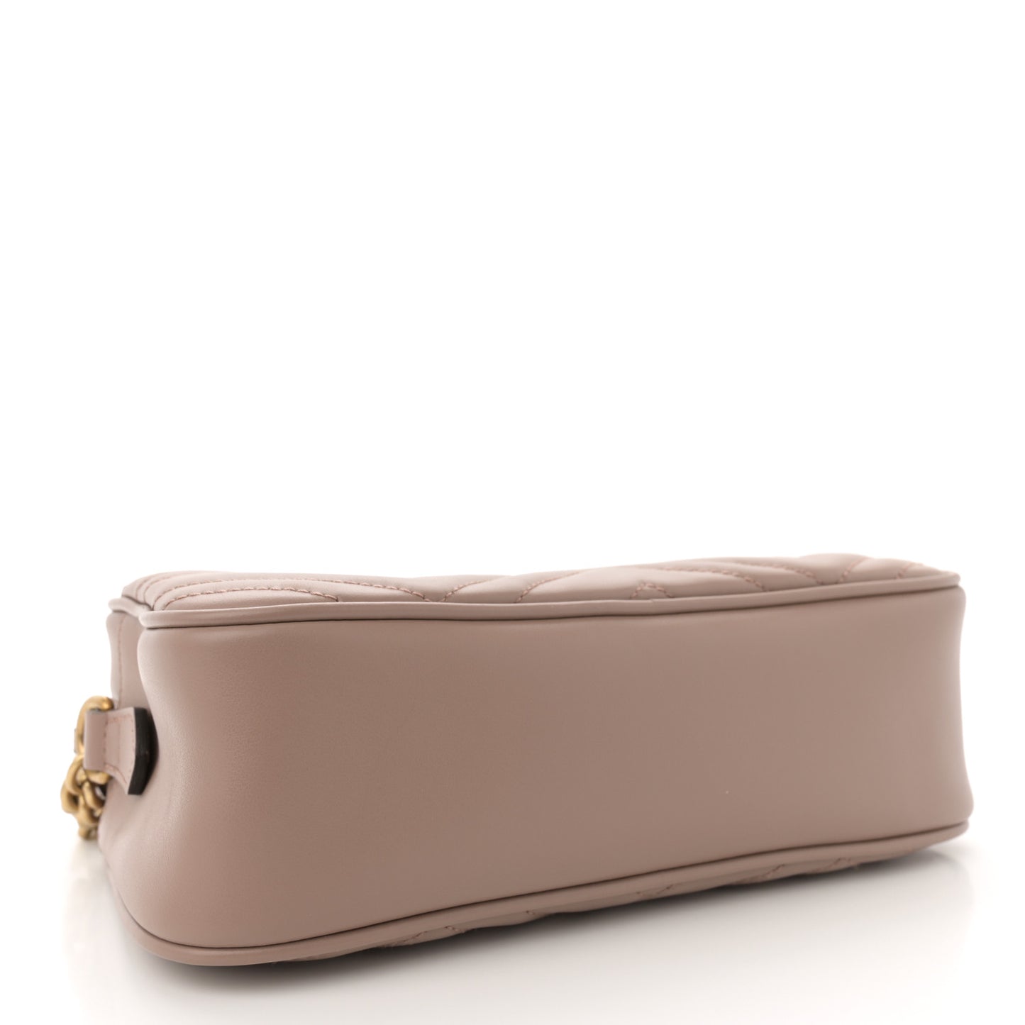 Calfskin Matelasse Small GG Marmont Chain Shoulder Bag Porcelain Rose