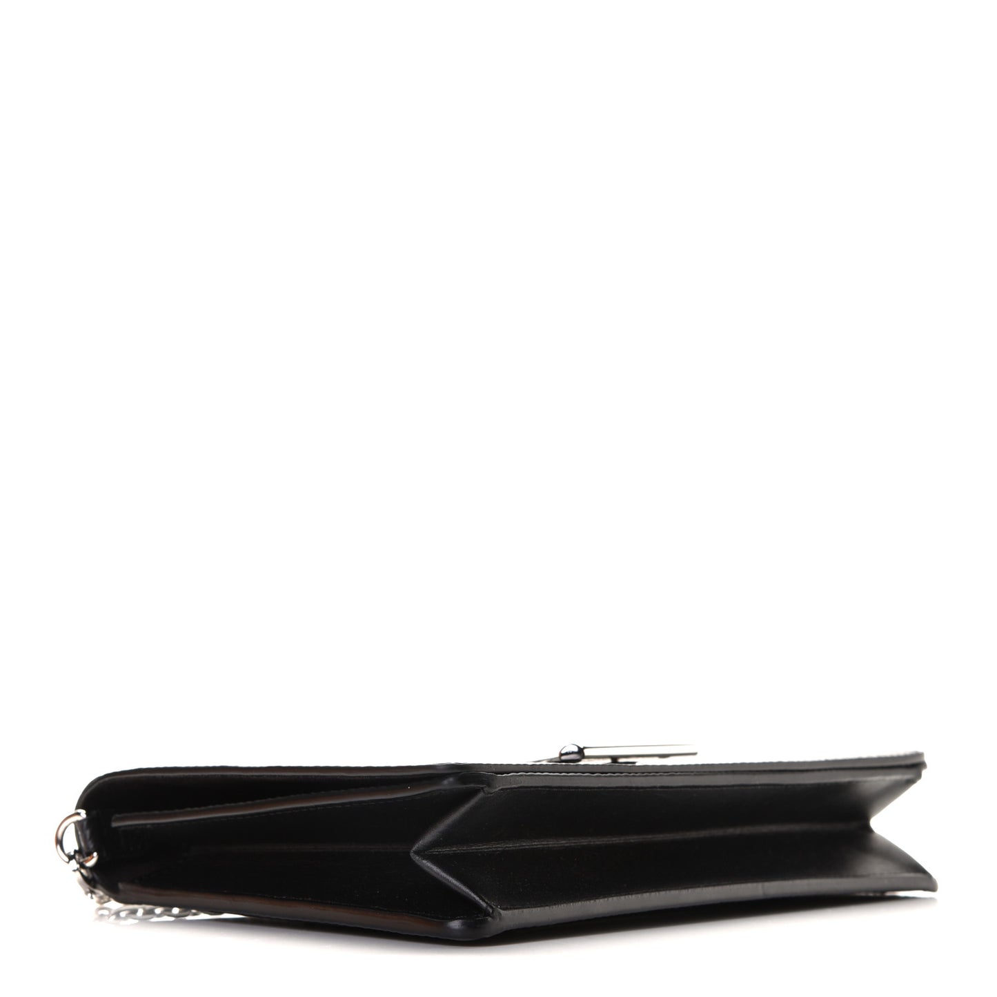 Epi Twist Belt Chain Wallet Black