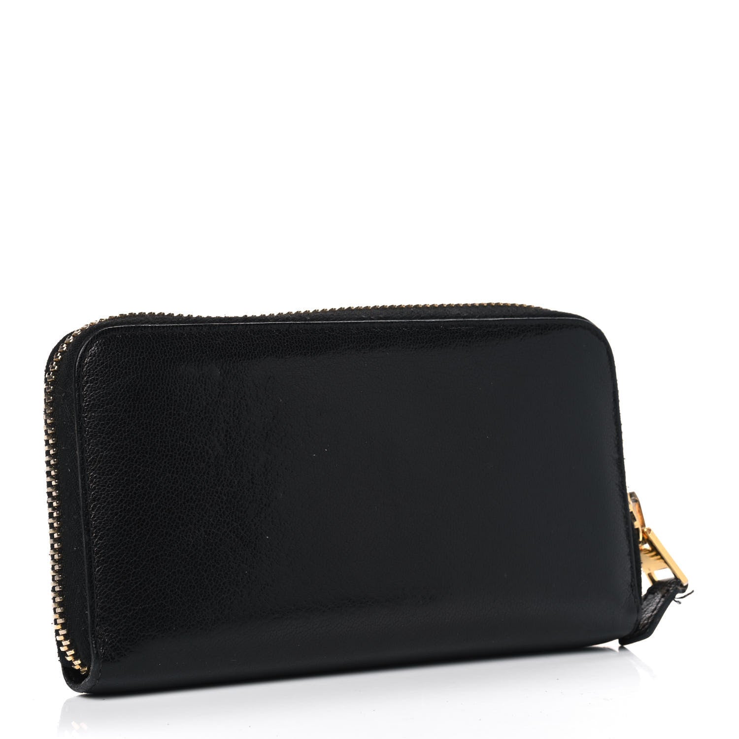 Tom Ford Calfskin Zip Around Wallet Black 2 of 9