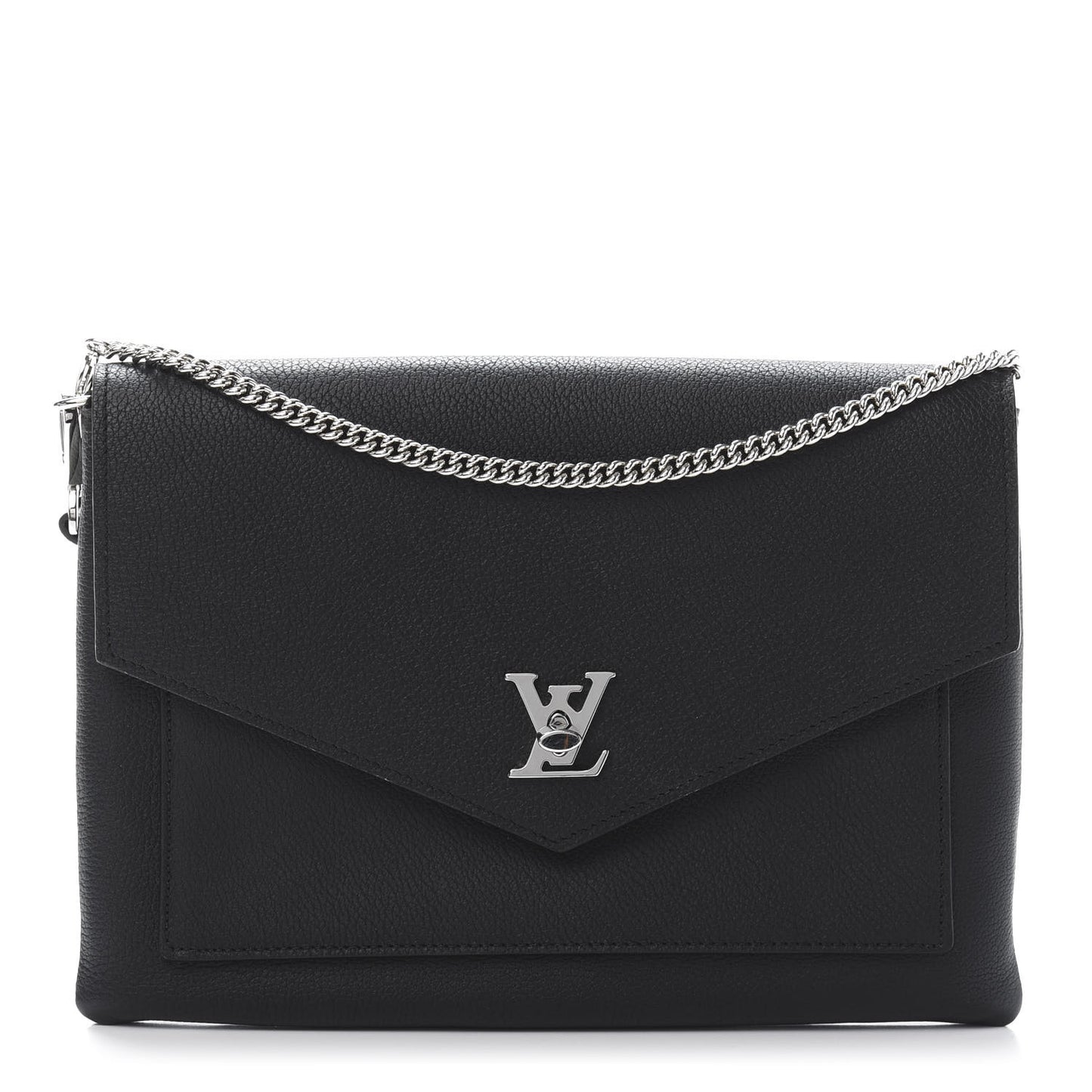 Soft Calfskin My Lockme Pochette Black