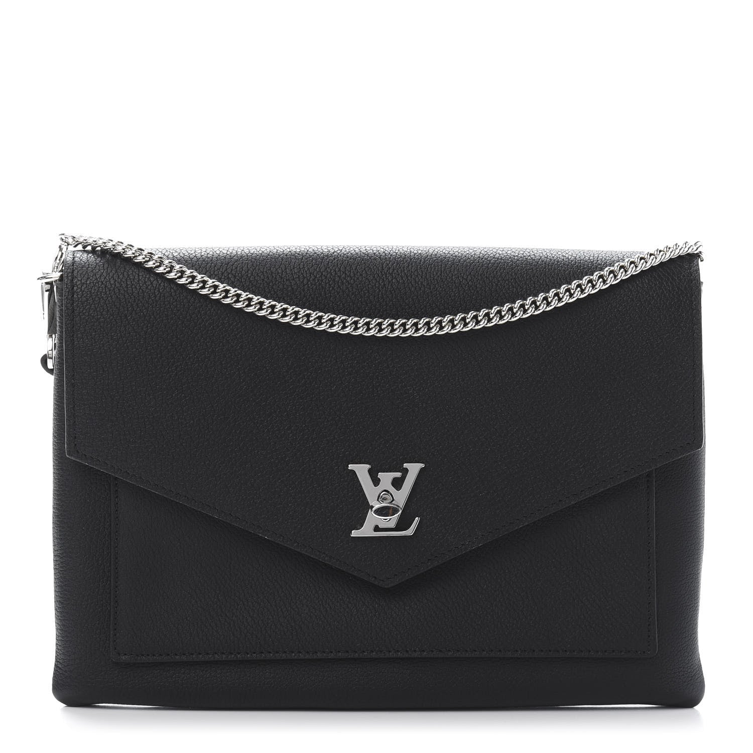 Louis Vuitton Soft Calfskin My Lockme Pochette Black 1 of 11