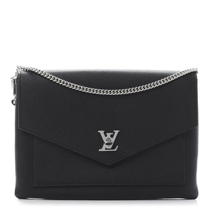 Louis Vuitton Soft Calfskin My Lockme Pochette Black 1 of 11