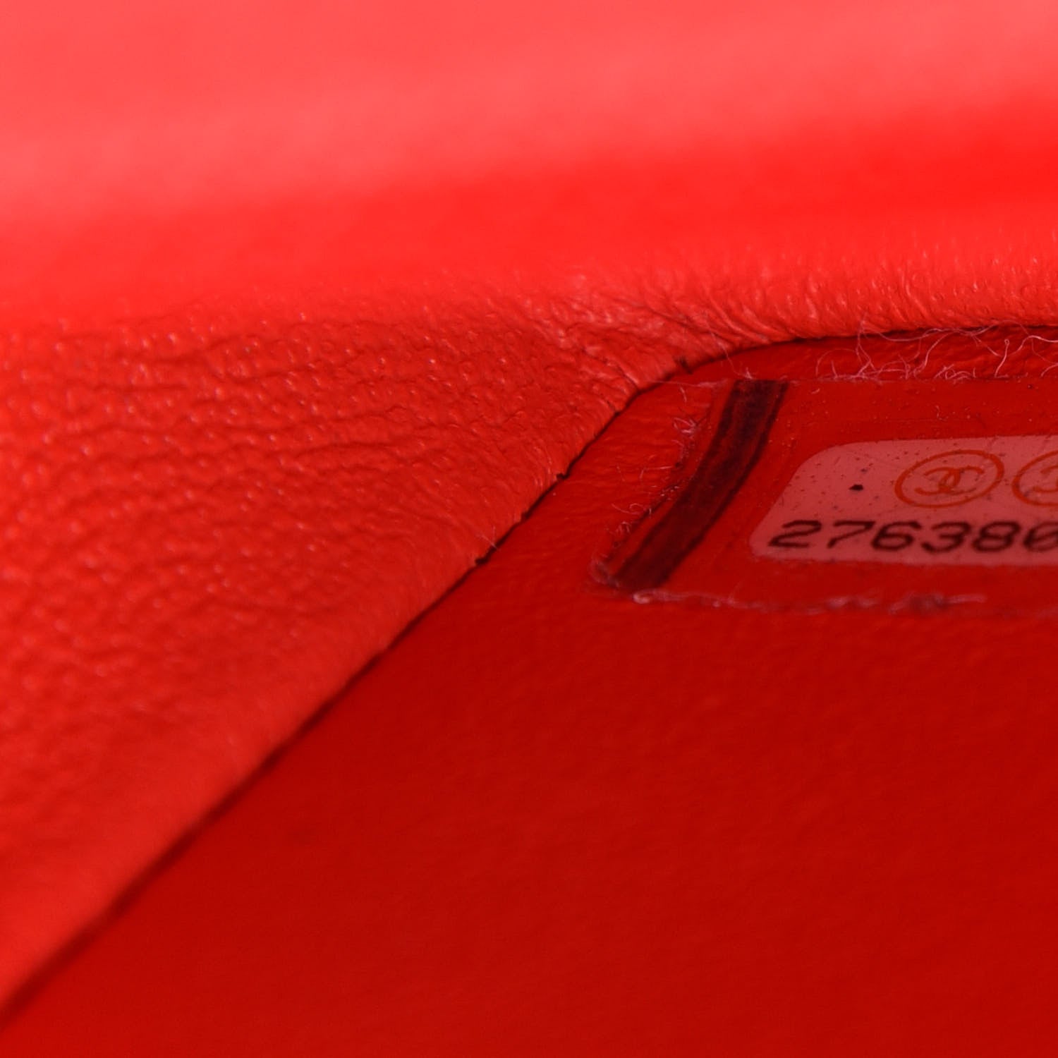 Chanel Lambskin Quilted Mini Rectangular Flap Red 7 of 13